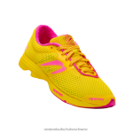 Distanz-Elite Frauen Newton Schuhe gelb/rosa DJVHV13 – Bild 2