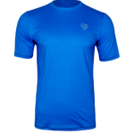 Kurzarm-Performance-Shirt Frauen Newton Kleidung Blau DJVHV41