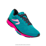 Schicksal 9 Frauen Newton Schuhe blaugrün/rosa DJVHV1 – Bild 6